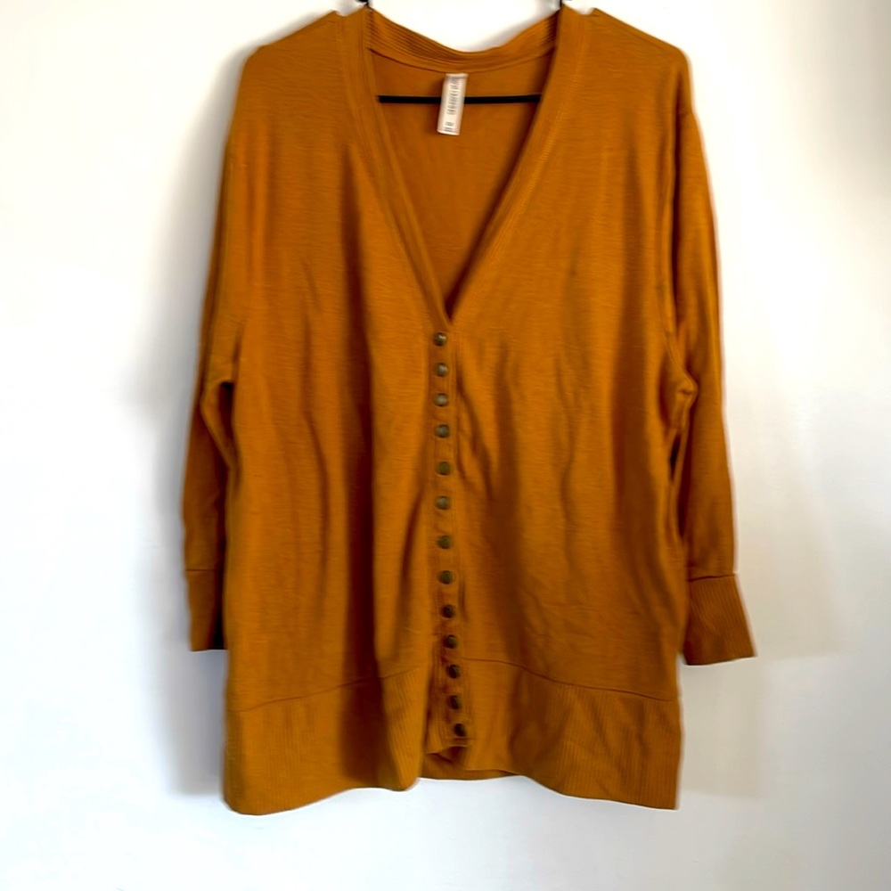 Mustard cardigan